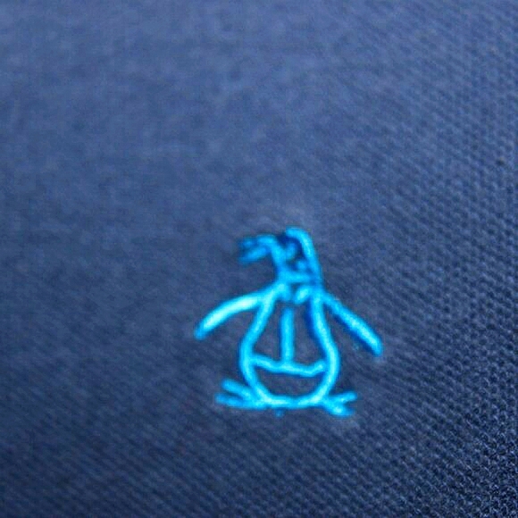 Original Penguin Polo Shirt - Classic Fit - Size L - Blue - Picture 4 of 6